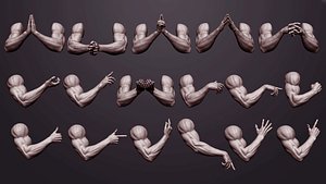 17 male arm poses