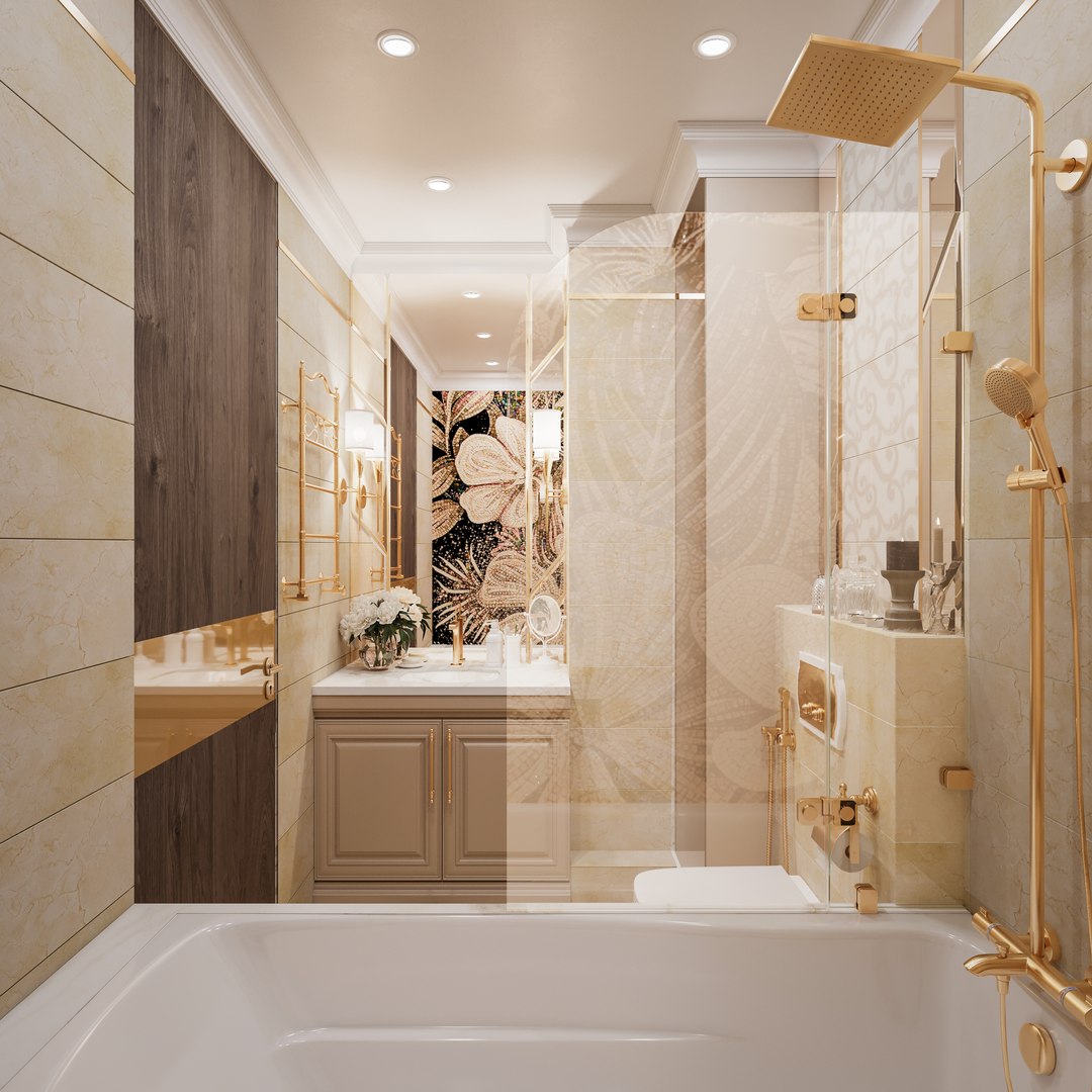 Scene of modern bathroom in gold and beige colors model https://p.turbosquid.com/ts-thumb/o7/nwtEpW/yC/c4/jpg/1663657220/1920x1080/fit_q87/fcbf9b052e05f8feed2a4a55cbabd80df650ccc8/c4.jpg