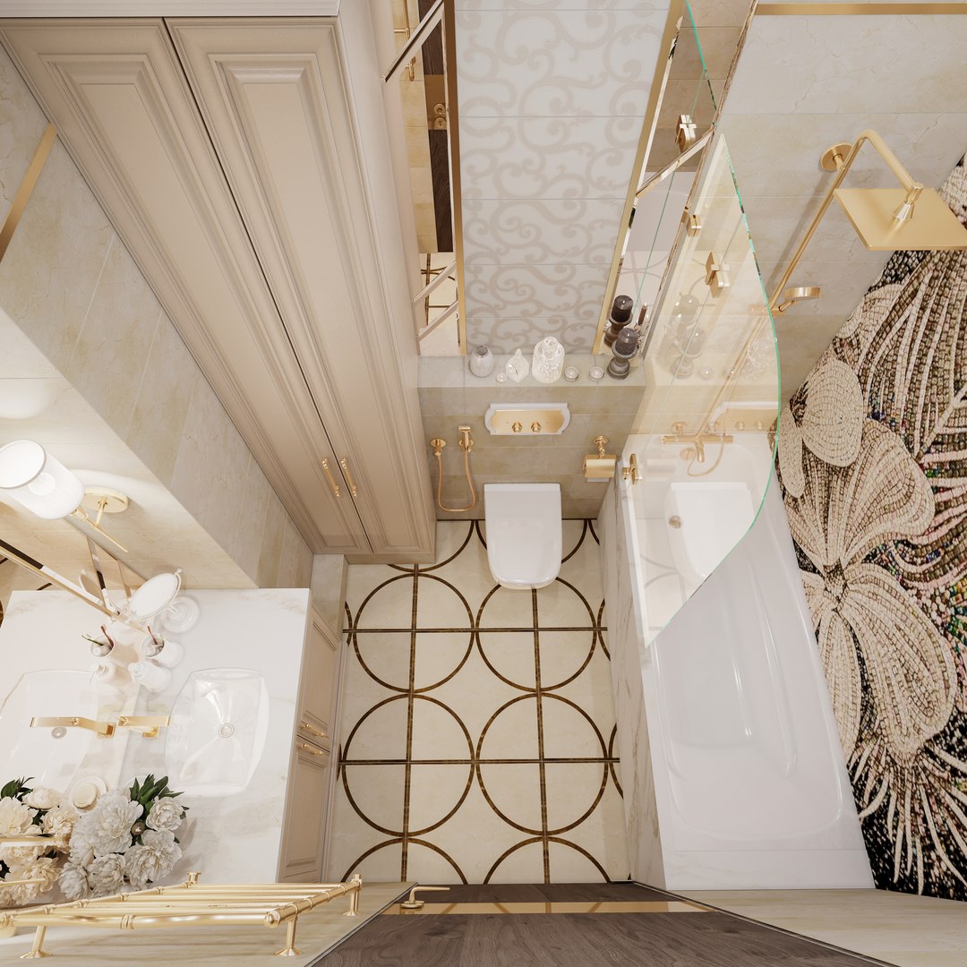 Scene of modern bathroom in gold and beige colors model https://p.turbosquid.com/ts-thumb/o7/nwtEpW/zZ/c8/jpg/1663657229/1920x1080/fit_q87/90d1dbdfd3ecd4b36f9ac4697a7bca6f1ada6d75/c8.jpg