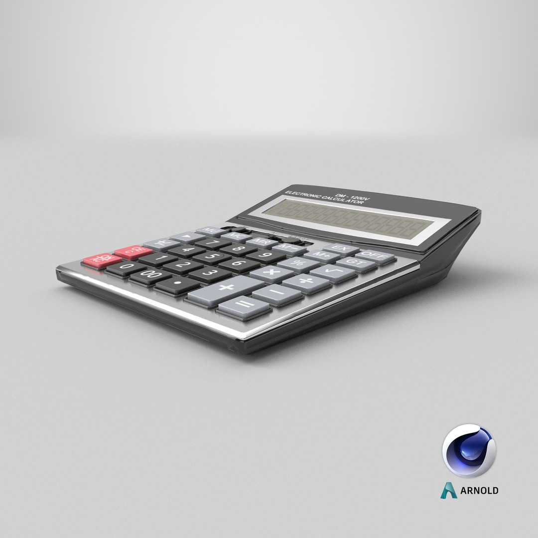 Calculator 3D Model - TurboSquid 2117904