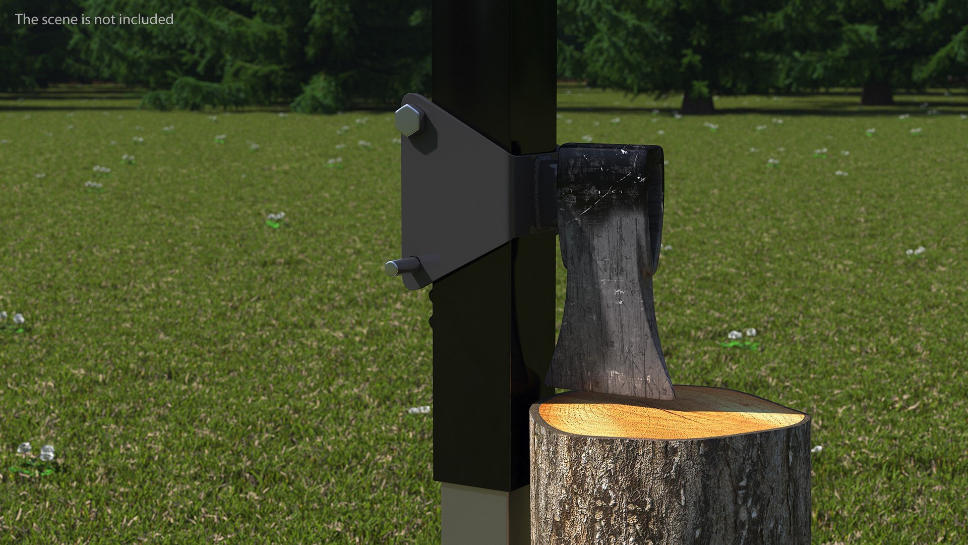 Hydraulic Vertical Log Splitter 3D Model - TurboSquid 2208733