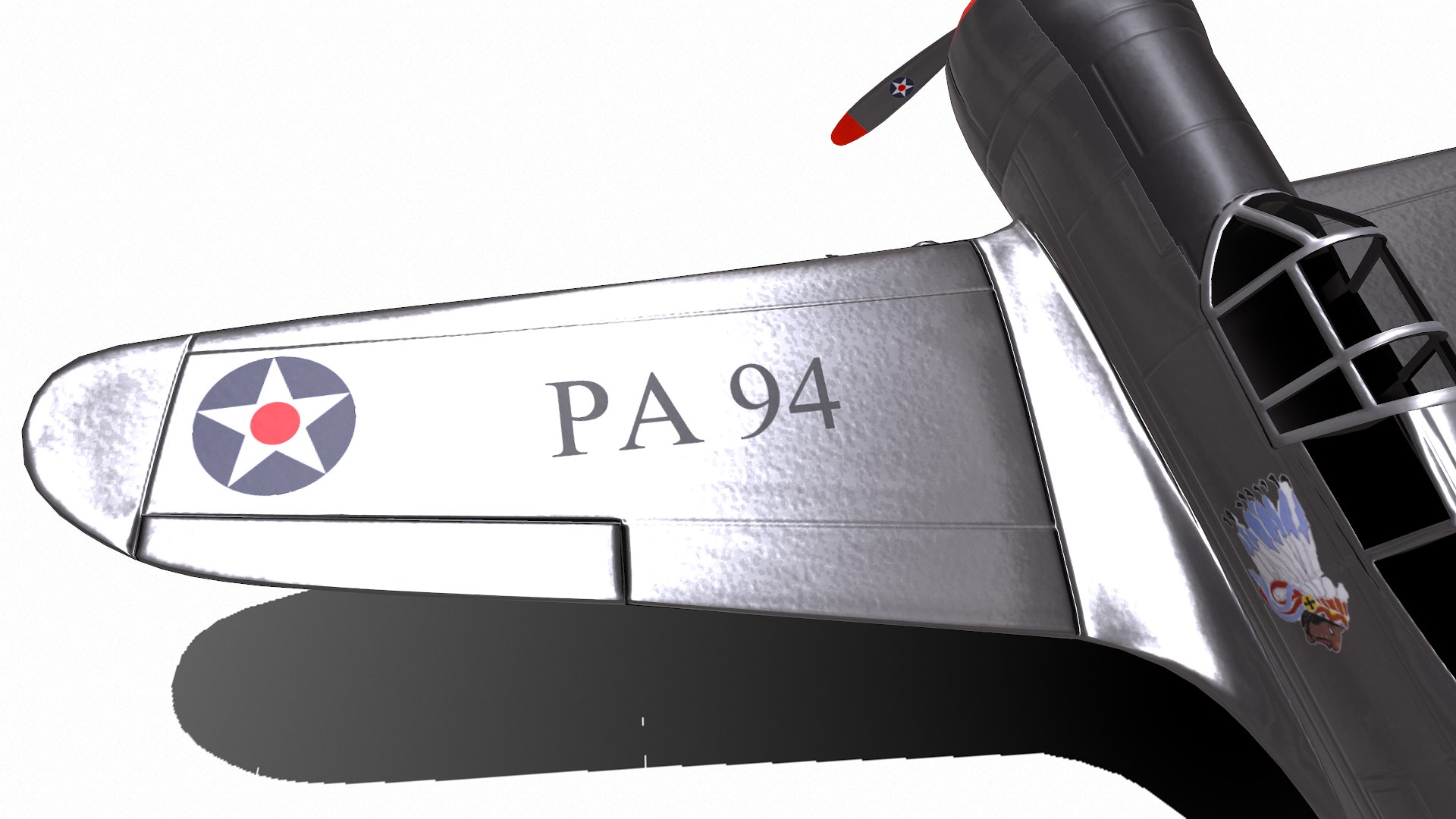 Curtiss P-36 Hawk Fighter Plane 3D - TurboSquid 1642551