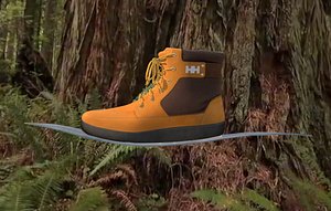 boots walking outdoor 3D model