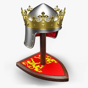 3D Medieval King Crown