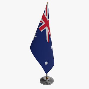 Table Flag Australia 3D model