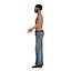 Low-Poly Shirtless White Man