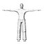 Low-Poly Shirtless White Man