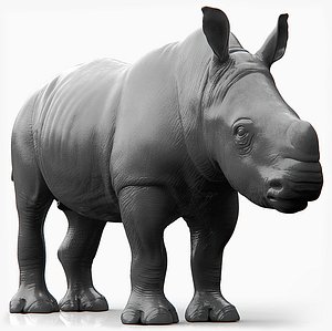 Rhino Baby Sculpt