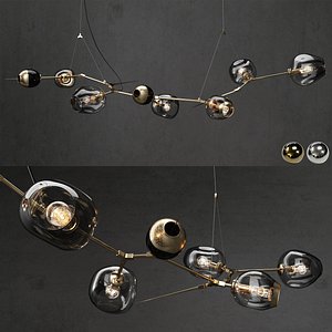 branching burst 3D model