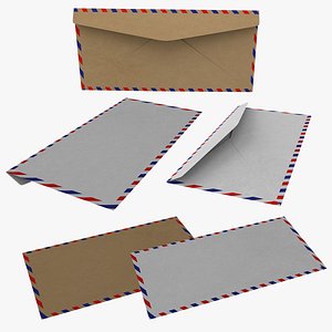 Air Mail Envelope Size DL Style BANKER