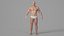 Realistic Muscular Man Rigged Character