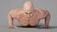 Realistic Muscular Man Rigged Character