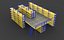 3D model Multi Level Industrial Storage 3D model