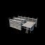 3D model Multi Level Industrial Storage 3D model