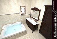 Cotto boticini bathroom