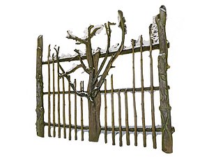 3D wooden gate - settlement
