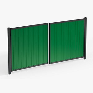 3D model Metal gates