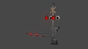 Train stop light mechanical - Cancela Mecanica de Trem