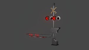 Train stop light mechanical - Cancela Mecanica de Trem
