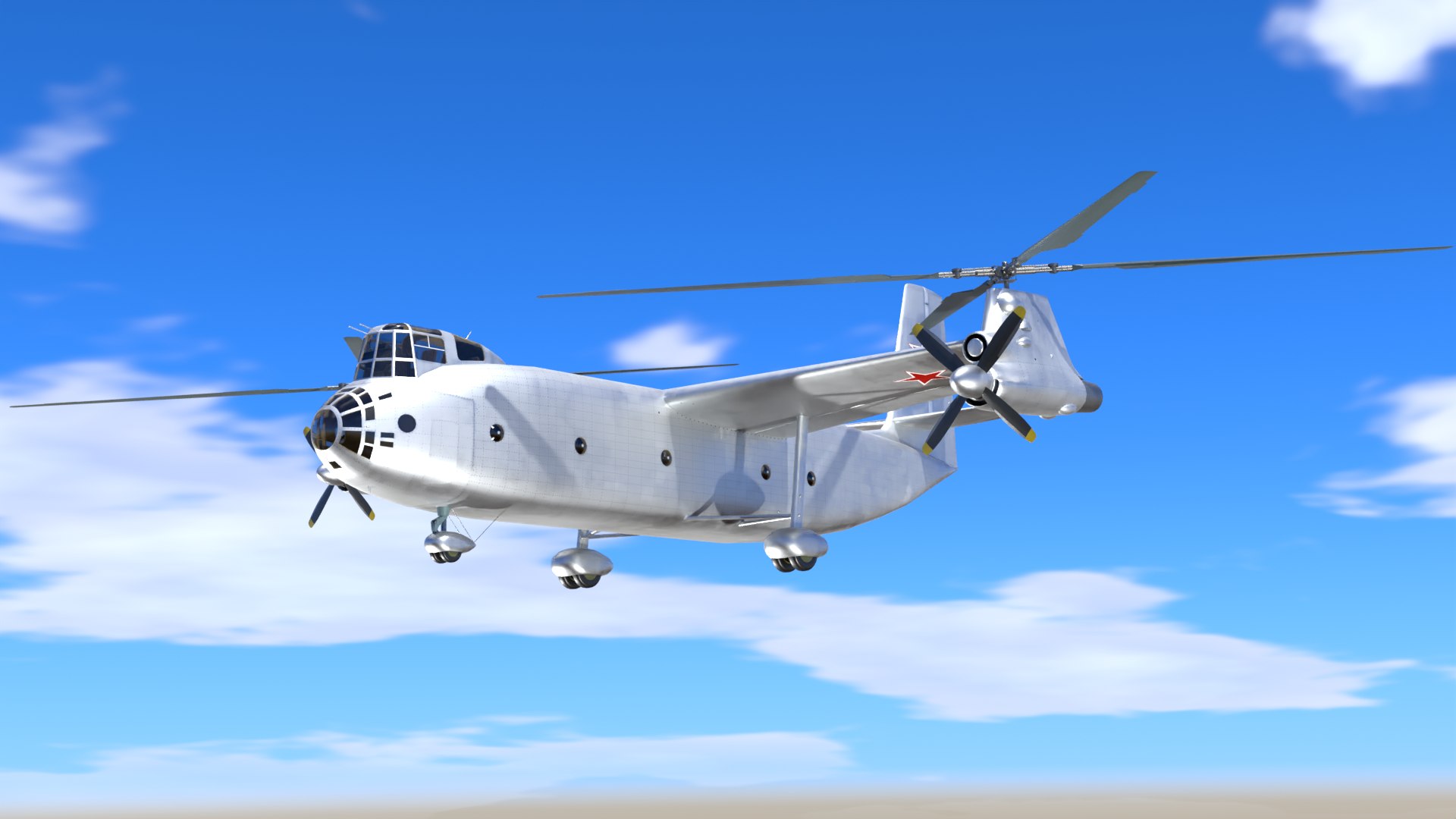 3D Kamov Ka-22 - TurboSquid 2285366