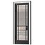 Interior Door in Art Deco style with corrugated glass