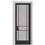 Interior Door in Art Deco style with corrugated glass