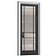 Interior Door in Art Deco style with corrugated glass