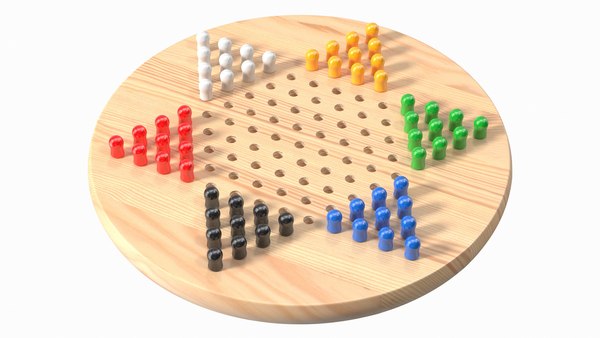 Chinese checkers wooden deals pegs