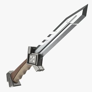 Sci-Fi Hunter Knife Brown