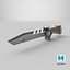 Sci-Fi Hunter Knife Brown