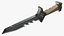 Sci-Fi Hunter Knife Brown