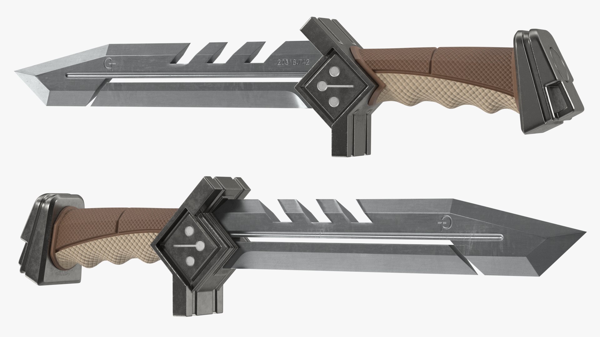 3D Sci-Fi Hunter Knife Brown model https://p.turbosquid.com/ts-thumb/o8/bfApy4/uK/scifihunterknifebrownvray3dmodel008/jpg/1703635434/1920x1080/fit_q87/961922674b8278e7e62ae43f27a965b4f5fc4805/scifihunterknifebrownvray3dmodel008.jpg