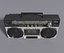 Pack Ghetto Blaster rétro Boom Box