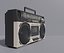 Pack Ghetto Blaster rétro Boom Box