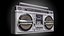 Pack Ghetto Blaster rétro Boom Box