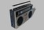 Pack Ghetto Blaster rétro Boom Box