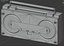 Pack Ghetto Blaster rétro Boom Box