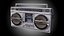 Pack Ghetto Blaster rétro Boom Box