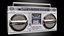 Pack Ghetto Blaster rétro Boom Box