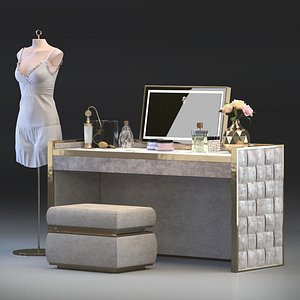 3D model titania dressing table