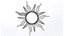 Espelho solar celestial vintage ou moldura