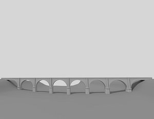 railroad bridge 3D