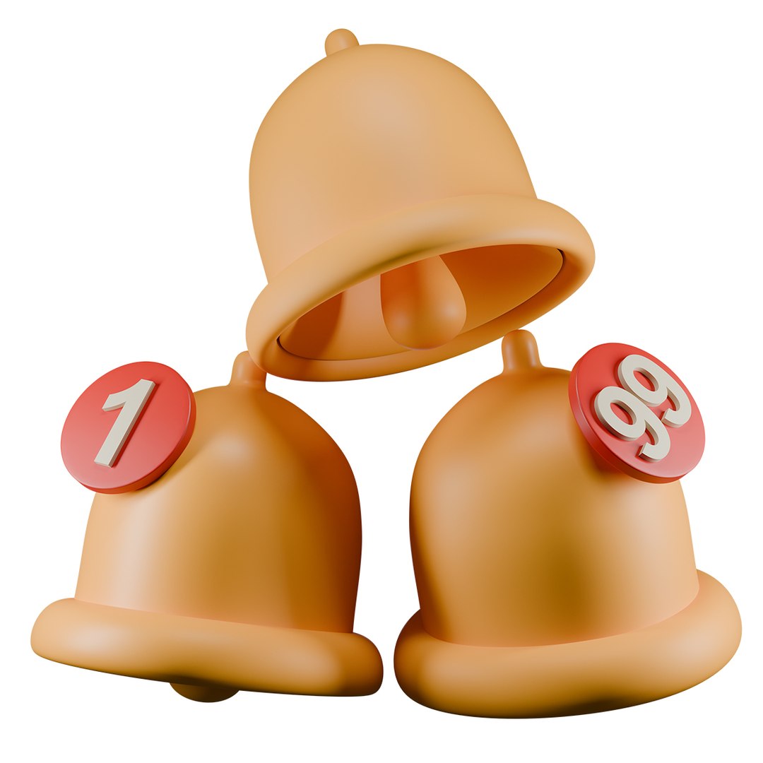 Icon Notification Bell 3D - TurboSquid 2241077