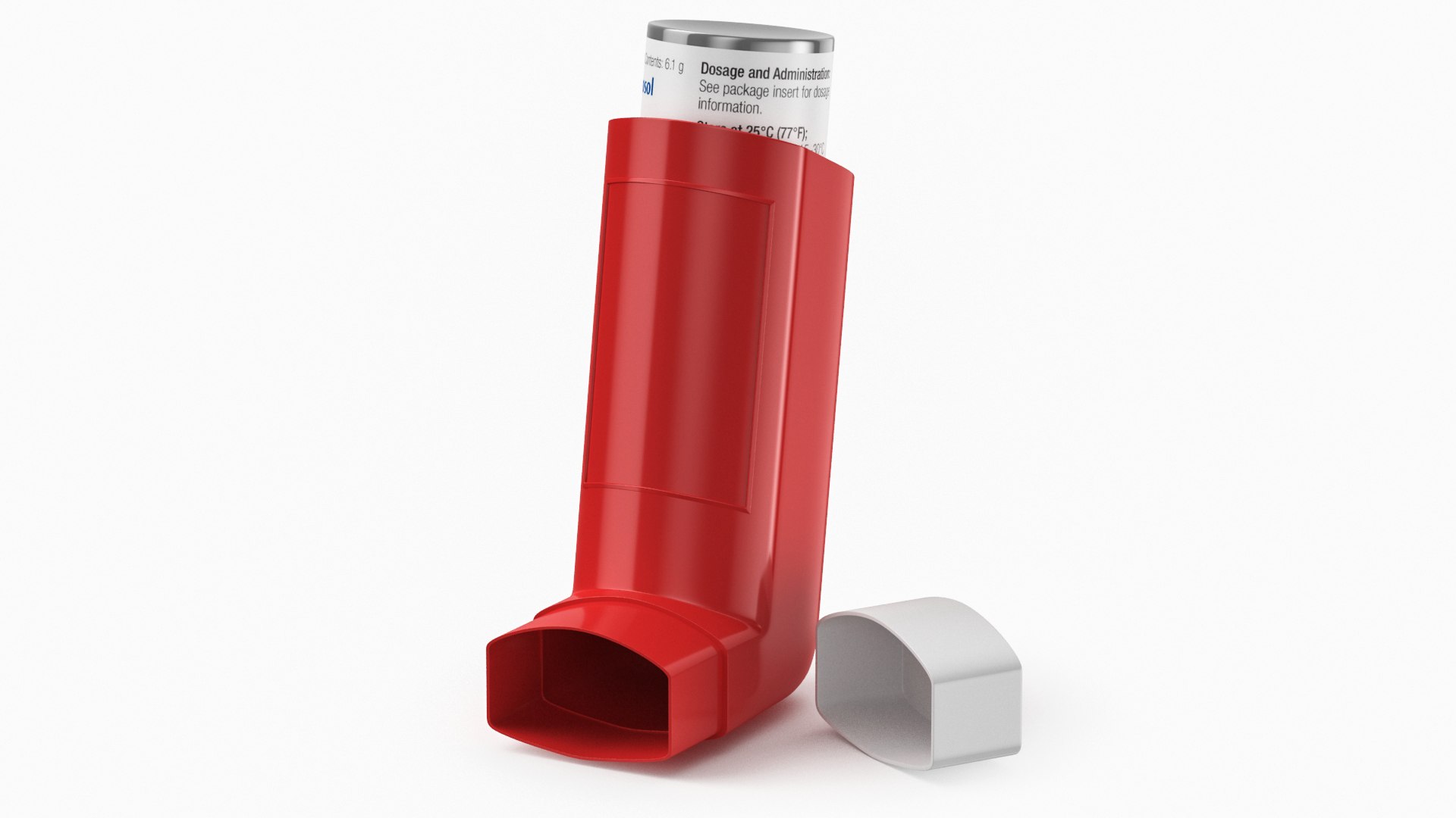 3D Asthma Inhaler 02 Model - TurboSquid 2104270