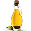 Olive Oil Bottle With Olives