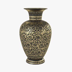golden vase 3D model