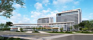 Hospital Building 3D model