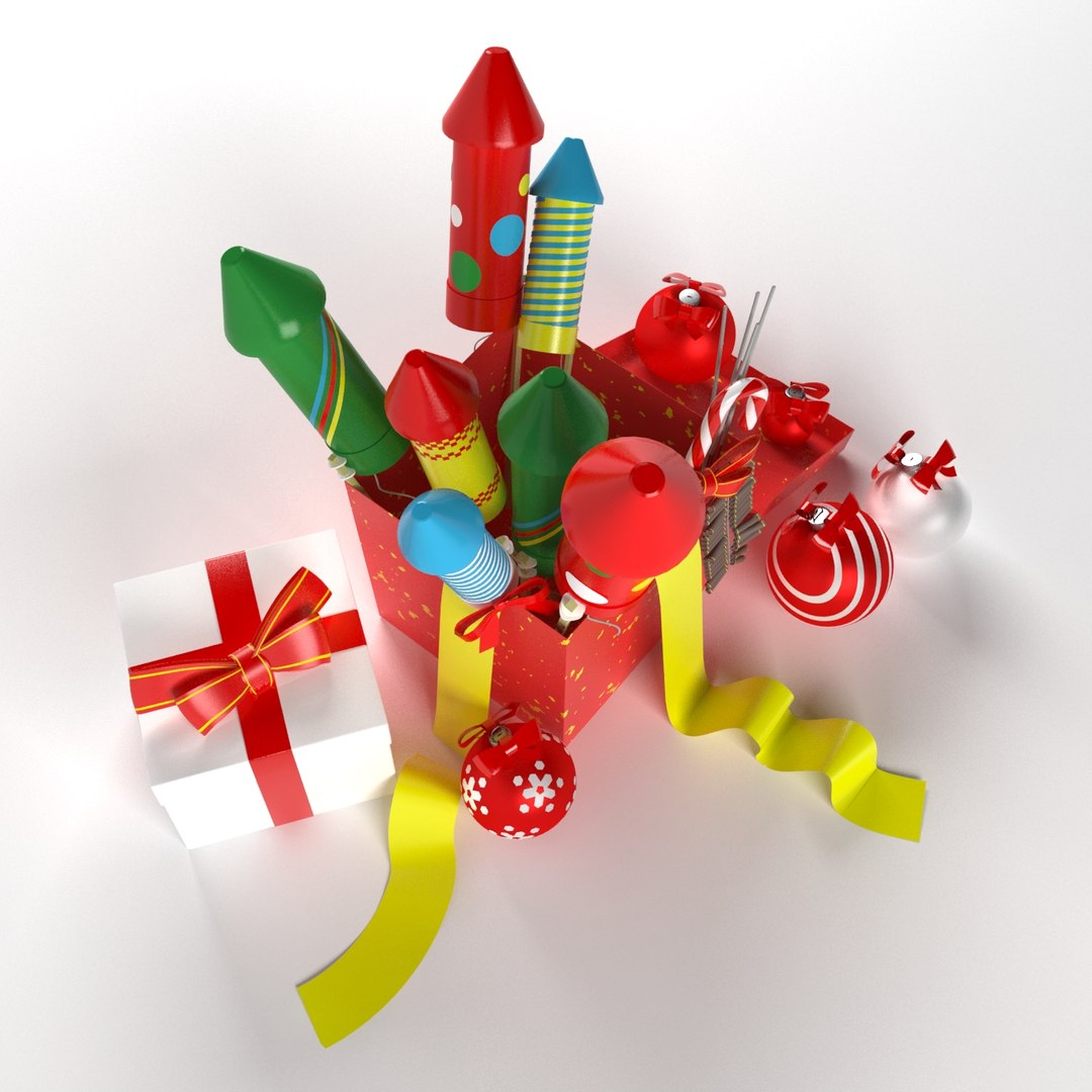 Box Fireworks Toys 3D - TurboSquid 1345973