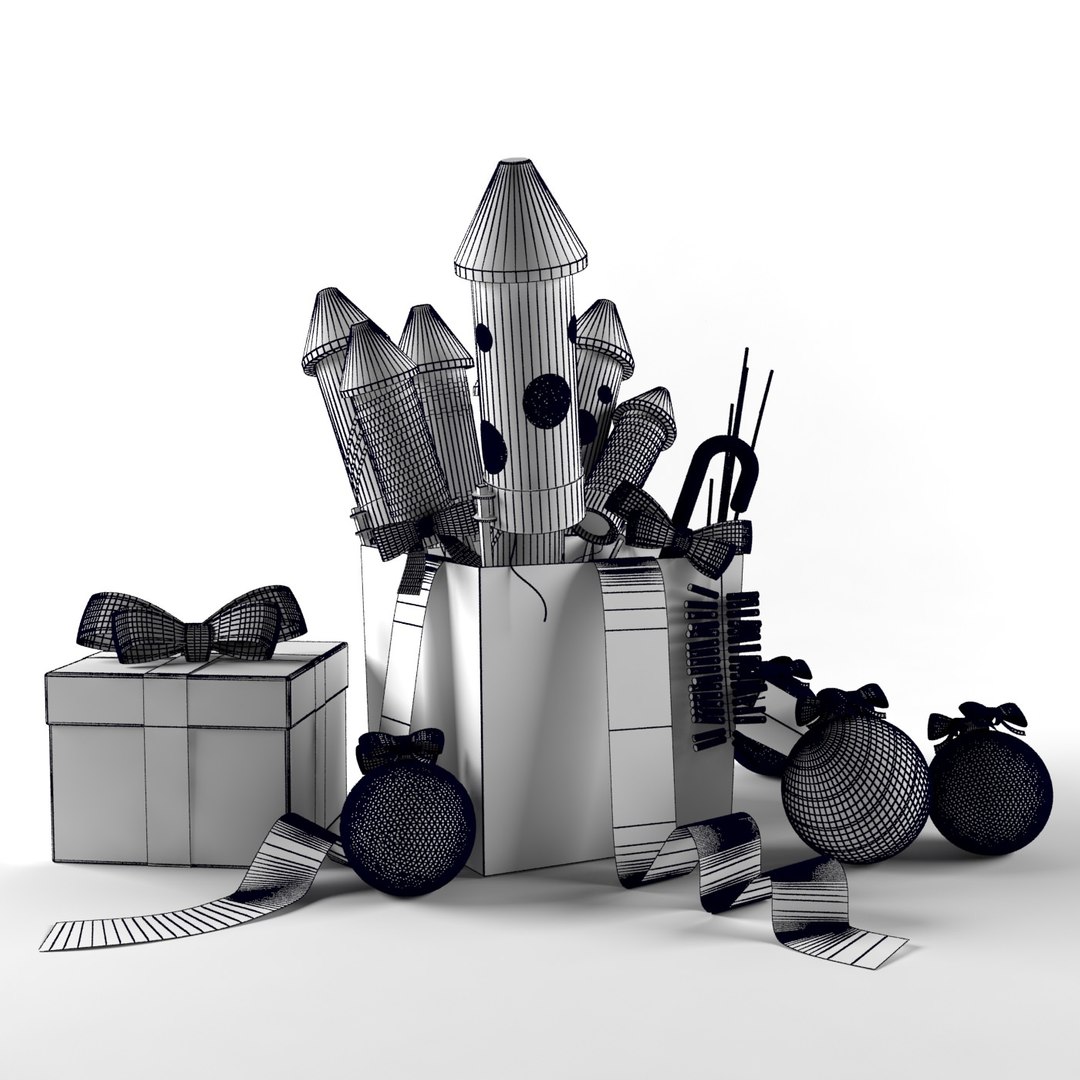 Box Fireworks Toys 3D - TurboSquid 1345973