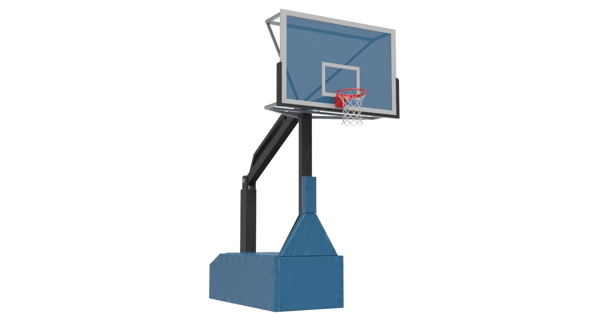 Basketball Hoop PBR 3D Model - 3D Models World